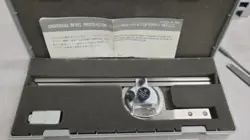 MITUTOYO UNIVERSAL BEVEL PROTRACTOR SET NO. 187-906 W/ CASE MACHINIST JAPAN