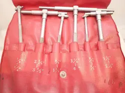 MITUTOYO 155-903 TELESCOPING GAGES, GOOD CONDITION SET OF 6