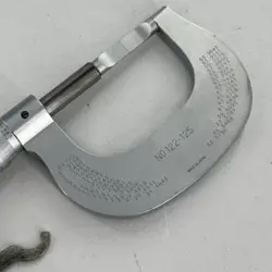MITUTOYO 0-1 INCH BLADE MICROMETER NO 122-151 W/ CASE - THIN CARBIDE BLADES