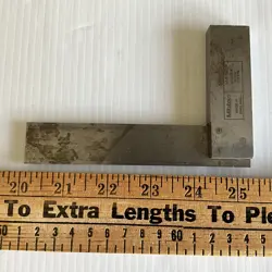MITUTOYO ENGINEERS SQUARE MODEL 916-592 MADE IN ENGLAND