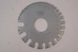 NEW MITUTOYO AMERICAN STANDARD WIRE GAGE 0-36 GAGE FOR NON-FERROUS  950-202