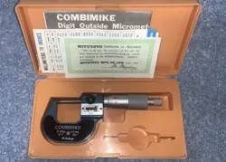 EXCELLENT ! MITUTOYO NO 159-101 COMBIMIKE OUTSIDE MICROMETER W/ DIGIT COUNTER