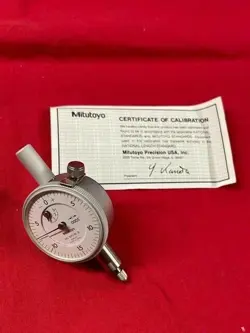 MITUTOYO 1571-10 DIAL INDICATOR 0-.075