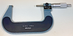 DIGIT OUTSIDE MICROMETER  MITUTOYO   . 193-114   75 - 100 MM    8281287   JAPAN