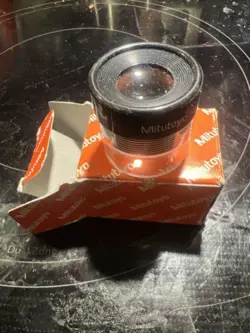MITUTOYO 183-303 15X ZOOM LOUPE POCKET COMPARATOR  NEW IN OPEN BOX