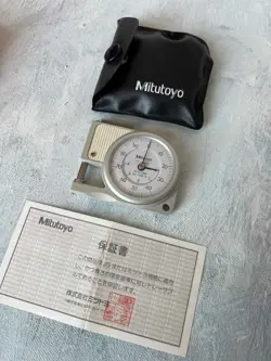 MITUTOYO POCKET DIAL THICKNESS GAUGE MICROMETER NO 7308 IN ORIGINAL CASE & BOX