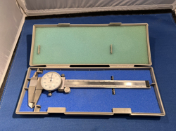 MITUTOYO DIAL CALIPER -- 505-653-50 - W/CASE - JAPAN