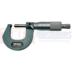 MITUTOYO CALIPER 0 - 25 MM 115-215 WITH SPHERICAL MEASURING FACES