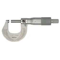 MITUTOYO 102-327-10CAL OUTSIDE MIC,0-1,RATCHET,NIST,CASE