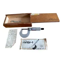 MITUTOYO VINTAGE MICROMETER SHOWA ERA 1963 EXCELLENT CONDITION