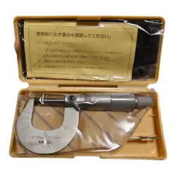 MITUTOYO 101-103 MICROMETER & 560-101 VERNIER CALIPER SET USED