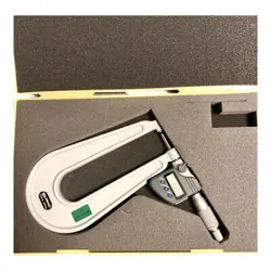 MITUTOYO STEEL PLATE MICROMETER U-SHAPED 150-25MM USED