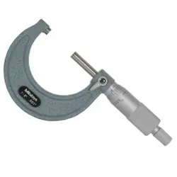 MITUTOYO 103-178 OUTSIDE MICROMETER, BAKED-ENAMEL FINISH, RATCHET STOP, 1-2