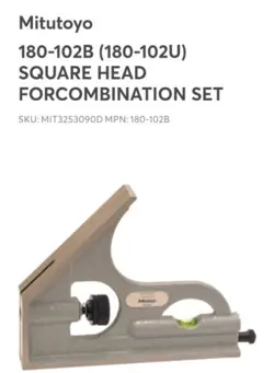 COMBINATION SQUARE 180-102B