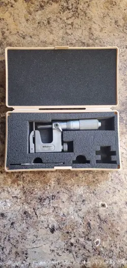 MITUTOYO 117-107 UNI-MIKE ANVIL MICROMETER, 0