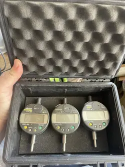 MITUTOYO ID-C112AE  LOT OF 3 ABSOLUTE DIGITAL INDICATOR .5-.00005