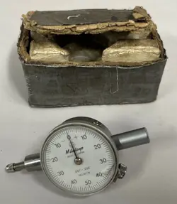 VTG MITUTOYO NO.1411N DIAL INDICATOR GAUGE MACHINISTS TOOLMAKER TOOL (A8)