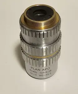 MOTIC PLAN APO ELWD 10 X /0.28 ∞ / 0 MITUTOYO CLONE  MICROSCOPE OBJECTIVE LENS