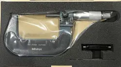 MITUTOYO MITUTOYO MITUTOYO MITUTOYO 50-75MM COUNT OUTSIDE MICROMETER JAPANESE