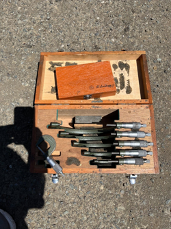 MITUTOYO OUTSIDE MICROMETER, SET OF 6,  TOOL MAKER