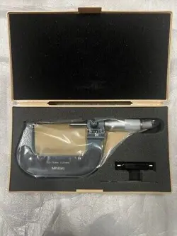 MITUTOYO COUNT OUTSIDE MICROMETER 50-75MM 0.001MM (WITH VERNIER)  JAPAN