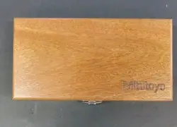 MITUTOYO MICROMETER AND CALIPER SET WOODEN BOX ONLY