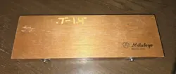 MITUTOYO #511-104 DIAL BORE GAGE .7-1.4