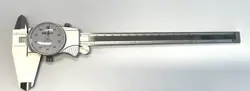 MITUTOYO 505-743J DIAL CALIPER, 0-8