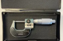 MITUTOYO 193-201 ROLLING DIGITAL OUTSIDE MICROMETER, 0-1