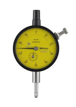 MITUTOYO 2046A-01 - DIAL INDICATOR 0MM - 10MM, 3/8 STEM, 4-48, LUG