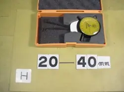 MEASUREMENT RANGE: 20-40MM USED MITUTOYO INSIDE DIAL CALIPER GAUGE H JAPAN