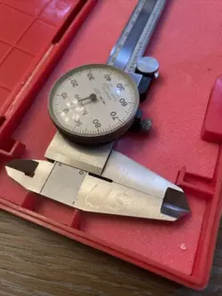 MITUTOYO 505-637-50 SHOCK PROOF 6” SS DIAL CALIPER PRECISION MACHINIST TOOL