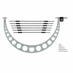 MITUTOYO 340-722 OUTSIDE MICROMETER W/ INTERCHANGEABLE ANVILS 24-30