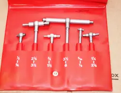 MITUTOYO 155-903 6-PIECE TELESCOPING GAGE SET, 5/16