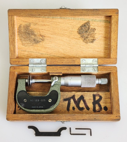 MITUTOYO 0-1” DISK MICROMETER .001