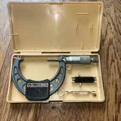 MITUTOYO JAPAN MICROMETER SET 50-75 MM 0.01 MM NO 103-139