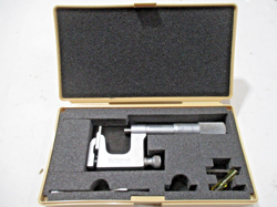 STARRETT 220 MUL-T-ANVIL MICROMETER, VINTAGE STARRETT TOOL, IN MITUTOYO CASE
