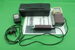 MITUTOYO SJ-201 SURFACE ROUGHNESS TESTER WITH CASE & MANUAL & POWER SUPPLY