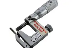 MITUTOYO 117-107 INTERCHANGEABLE ANVIL MICROMETER 0-1'' FRICTION THIMBLE