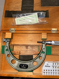 MITUTOYO SCREW THREAD MICROMETER NO. 126-141A 4-5