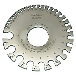 MITUTOYO 950 SERIES 0 TO 36 AWG SAE U.S STANDARD WIRE GAUGE