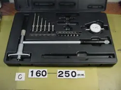 MEASURING RANGE 160 250MM MITUTOYO CYLINDER GAUGE USED ITEM WITH DIAL C