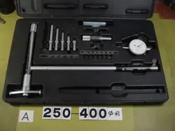 MEASURING RANGE 250 400MM MITUTOYO CYLINDER GAUGE USED ITEM WITH DIAL A