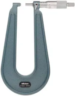 MITUTOYO U-SHAPED STEEL PLATE MICROMETER (ANALOG) PMU150-25 118-102