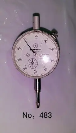 MITUTOYO DIAL GAUGE 0.01-10MM USED NO 483