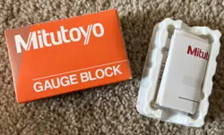 NEW SEALED MITUTOYO GAUGE BLOCK WITH PAPERWORK 611578-531  1.18MM