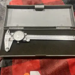 MITUTOYO 6” DIAL CALIPERS EXCELLENT CONDITION WITH CASE
