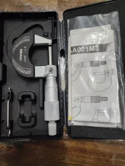 MITUTOYO MICROMETER 0-1 .0001