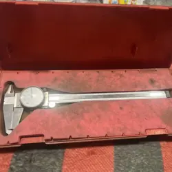 MITUTOYO 6” DIAL CALIPERS WITH CASE  EXCELLENT CONDITION!! ***