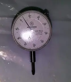 DIAL GAUGE MITUTOYO 0.01-10MM 2046-08 USED NO 396
